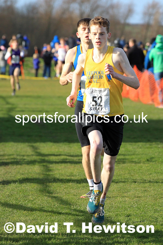 Mens under-17s 2022 Northern Cross Country Champs., Pontefract. Photo: David T. Hewitson/Sports for All Pics